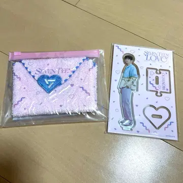 SEVENTEEN 세븐틴 팬미팅 LOVE 원우 타월 아크릴 스탠드