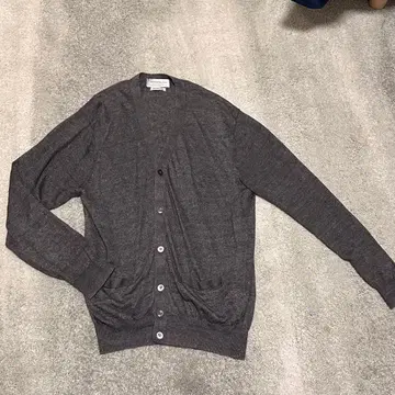 TOMORROWLAND TRICOT 틴트 린넨 V넥 가디건