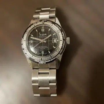 셰필드 1960년대 빈티지 수동 와인딩 다이버, 월드 타임