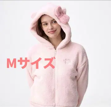 gu 마쉬멜로우 필 풀 집업 후드티 산리오 캐릭터즈 헬로키티