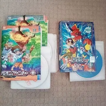 DVD 디지몬 어드벤처 & 02 전권 세트