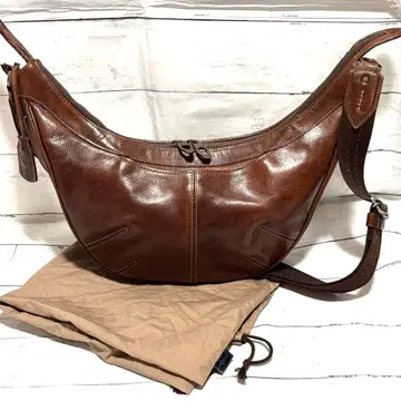 aniary 아니아리 발케타 초승달 가죽 숄더백 수납 가방