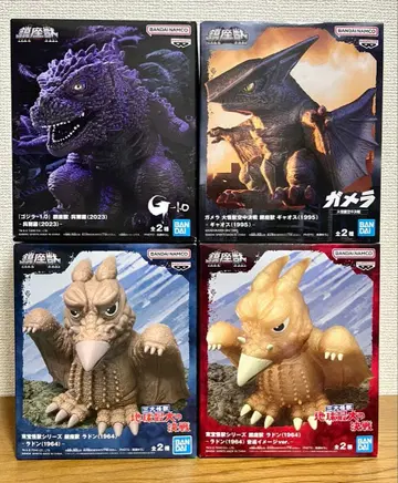 고질라 진좌수 4체 세트