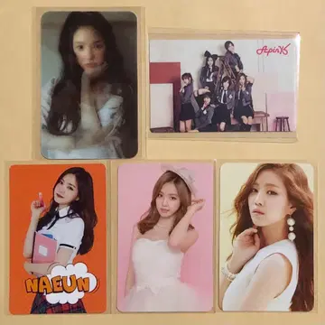 Apink 나은 NAEUN 앨범 특전 MD 트레이딩 카드 5장 세트