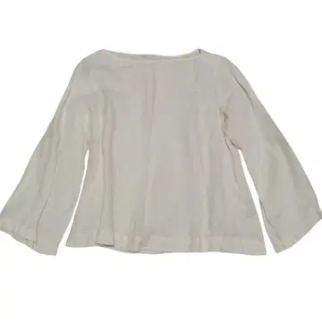 새상품급*네스트로브 린넨 블라우스 아이보리 린넨 100% 일본제