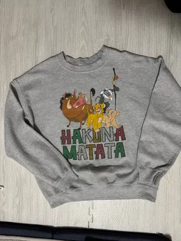 라이온킹 하쿠나마타타 맨투맨