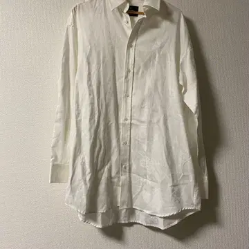 비비안 웨스트우드 화이트 긴팔 셔츠 로고 자수 포함