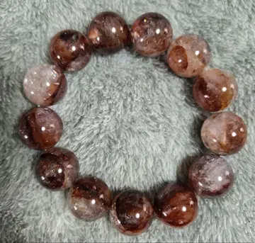 마다가스카르산 헤마타이트 인 쿼츠 빅볼 팔찌 아이리스 볼 포함