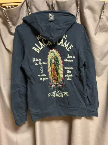 BLACK FLAME 블랙프레임 마리아 후드티 L