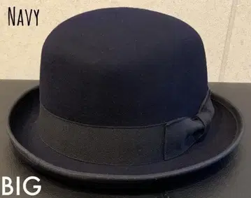 배송비 포함 빅 사이즈 모자 보울러 햇 펠트 사이즈 조절 리본 NV