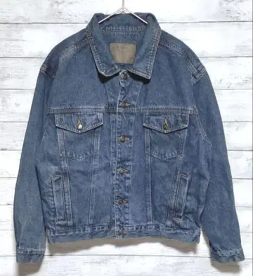 90s 올드 유니클로 데님 자켓 L 사이즈 UNIQLO