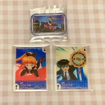 괴도 세인트 테일 DMM 스크래치 복권 캔뱃지 아크릴 카드