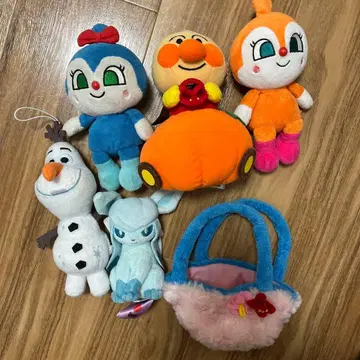 호빵맨 짤랑이 코킨짱 올라프 포켓몬 봉제 인형 마스코트