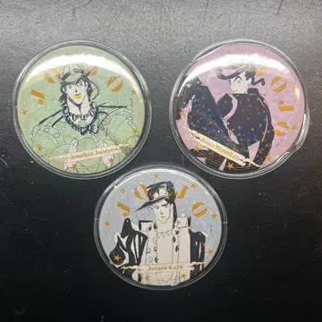 죠죠월드 홀로그램 캔뱃지 3세트