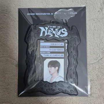 MONSTA X 포토 카드 홀더 민혁