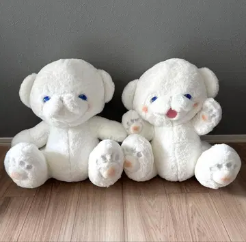 솜사탕 곰 다이후쿠 봉제 인형 껴안고 수줍은 장난감 상자 주민