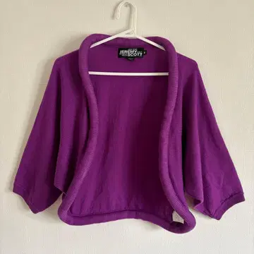 Jeremy Scott 니트 볼레로 아카이브 퍼플