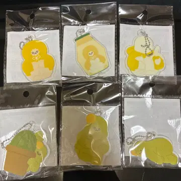 레이지 바나나 레이지 캑터스 아크릴 키링 모음 세트