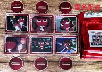 개구리 중사 케로로 기로로 장면 아크릴 스탠드 6개 세트