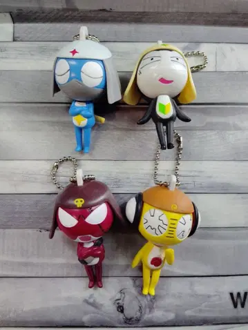 반프레스토 개구리 중사 케로로 얼굴이 변하는 키링 타마마 이등병 기로로