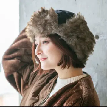 플라이트 캡 모자 인조 모피 파일럿 캡 퍼 보아