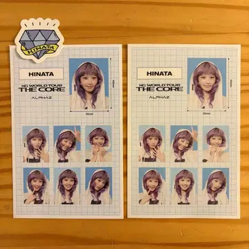 XG treasure trove 07 히나타 HINATA 사진 시트