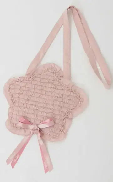 한정판 인하 새상품 핑크하우스 별 프릴 미니백 키키라라 핑크