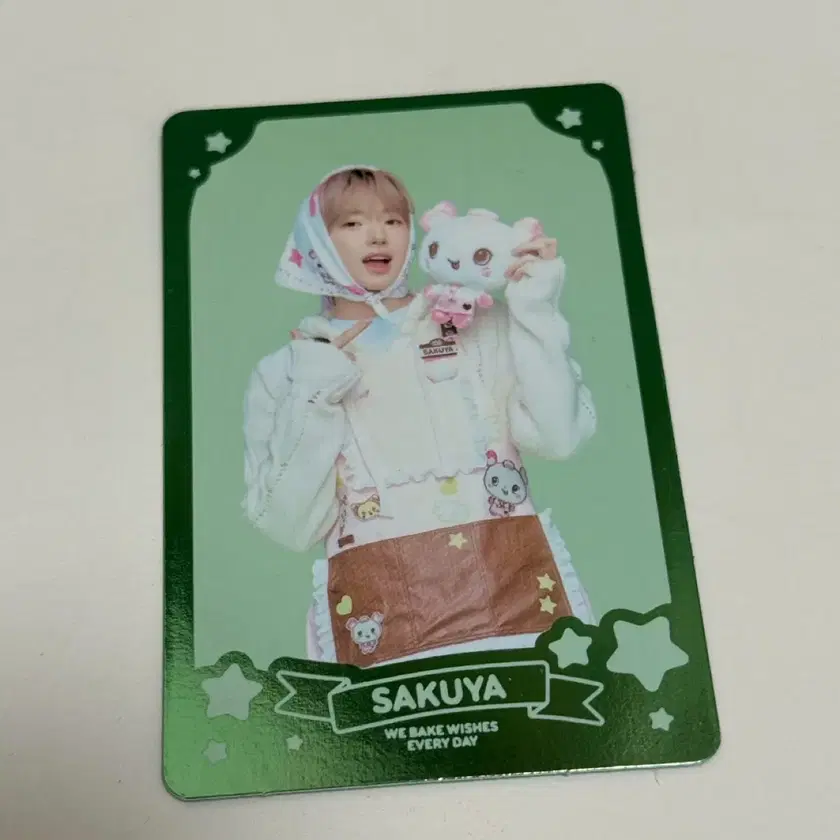 Nct wish bakery pop up photocard poca Sakuya special tc | Bunjang