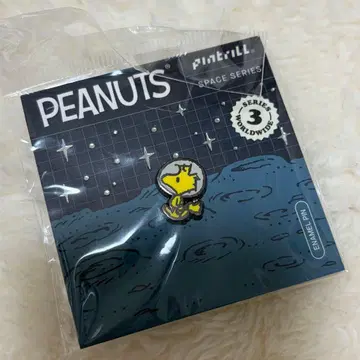 NASA x PEANUTS SPACE SERIES 우드스탁 핀 배지