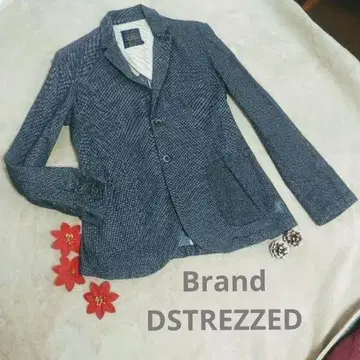 DSTREZZED 그레이 테일러드 자켓 SIZE L
