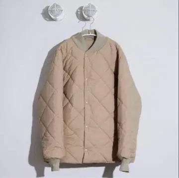 everyone random 퀼팅 재킷 (BEIGE)