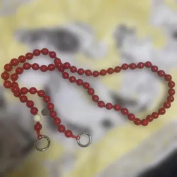 upbeadsUSED 레드X화이트 업비즈 네스트로브 휴대폰