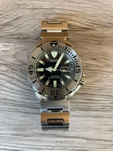 [할인 협상 OK] SEIKO 자동 와인딩 다이버 워치 200m 방수