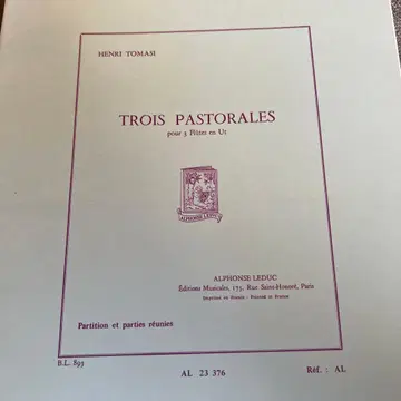 3/12 삭제 최종 가격 인하 플루트 3중주 토마지 3개의 목가