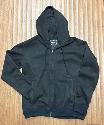 MENS BIGI 블랙 풀 집업 후드티