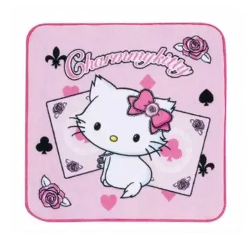 챠미 키티 미니 타월 핑크