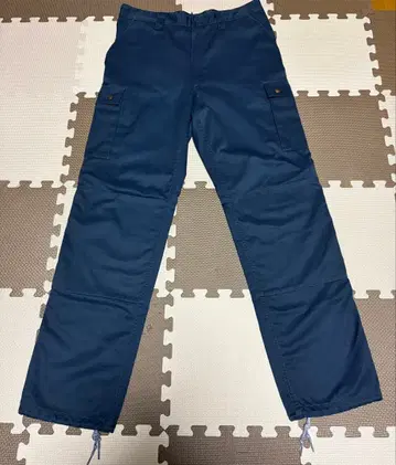 프랑스 카고 팬츠 밀리터리 팬츠 네이비