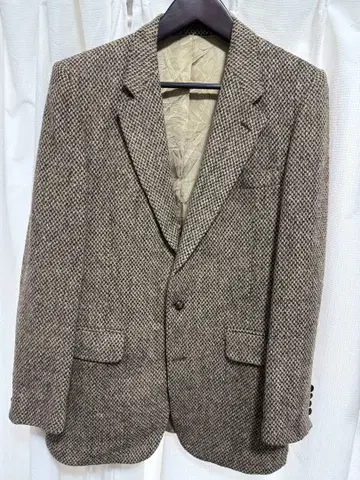 NINO CERRUTI 체크 무늬 테일러드 자켓