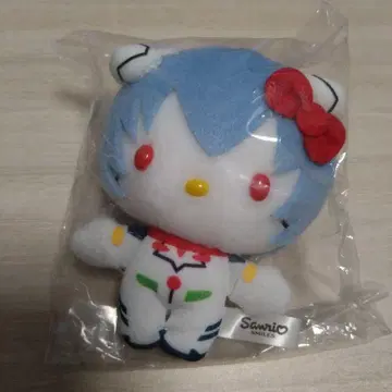 에반게리온 x 헬로키티 봉제 인형 아야나미 레이