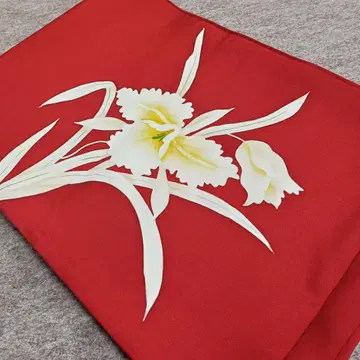 1711 나고야 오비 양란 카틀레야 시오제 오비 순수 실크 기모노 오비