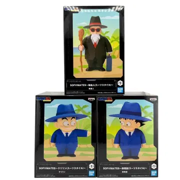 [ 3개 세트 ] 드래곤볼 SOFVIMATES 피규어 소프트 비닐