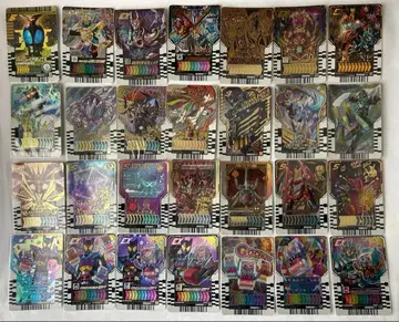 [가면라이더 갓챠드] 라이드 케미 트레이딩 카드 레어 이상 28장