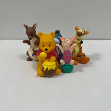 곰돌이 푸 피규어 세트 소프트 비닐