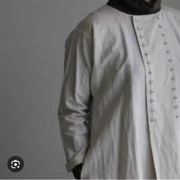 Veritecoeur 베리떼꾸르 랩 버튼 원피스 린넨 100%