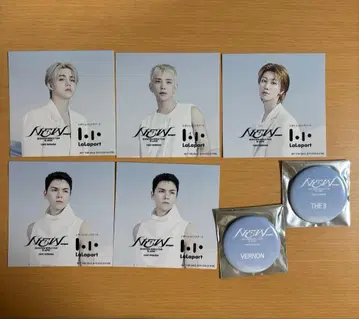 SEVENTEEN 문화제 캔뱃지 NEW 스티커 라라포트 후쿠오카