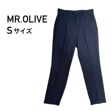 MR.OLIVE 원플리츠 테이퍼드 트라우저 팬츠