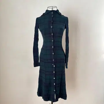 TSUMORI CHISATO 타탄 체크 원피스 츠모리치사토