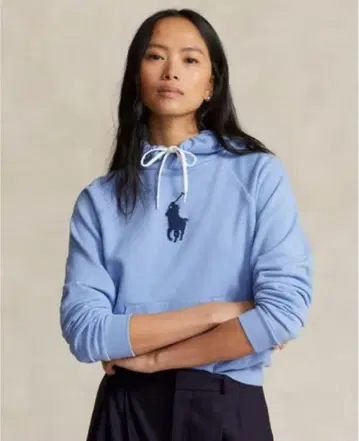 [정품] 폴로 랄프로렌 후드티 빅포니 코튼 스카이블루 XL