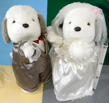나카지마 키요시 우메키치 & 아야카 특대형 봉제 인형 / 웨딩 결혼식