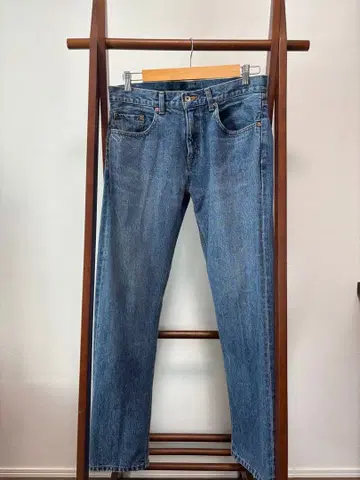 [ MR.OLIVE 셀비지 66전반기 505 스트레이트 데님 새상품급